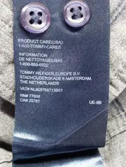 Vorschaubild 5 von Herren Freizeithemd Grau Gestreift Gr. 46/S Casual Langarm