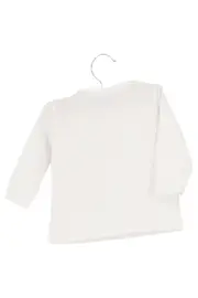 Vorschaubild 2 von Langarmshirt Kinder Gr. 56 Weiß Basic Klassisch Baumwolle