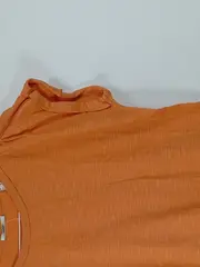 Vorschaubild 5 von Damen T-Shirt Gr. S Orange Meliert Baumwolle Basic Kurzarm