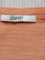 Vorschaubild 4 von Damen T-Shirt Gr. S Orange Meliert Baumwolle Basic Kurzarm