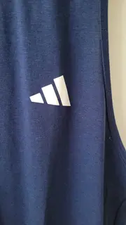 Vorschaubild 3 von Herren Sport Tanktop XL Blau Ärmellos Logo-Print