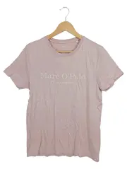 Vorschaubild 1 von Damen T-Shirt Gr. 38 M Rosa Casual Baumwolle Logo-Print