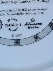 Vorschaubild 5 von Nickerlchen im Vogelhäuschen Wandteller Katze Vogel Keramik 21cm