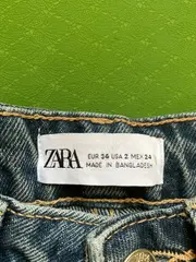 Vorschaubild 8 von Distressed Mom Jeans Damen Blau Gr. 38/M Streetwear Cut-Outs