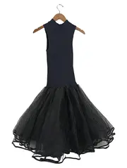 Vorschaubild 1 von Abendkleid Damen Gr. 36/S Schwarz Elegant Strukturmuster