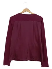 Vorschaubild 2 von Strickjacke Damen Rot Einheitsgröße Casual Cardigan