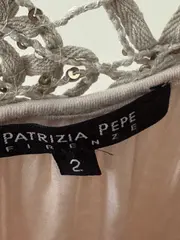 Vorschaubild 5 von Sommerkleid Damen Gr. 36 Beige Feminin mit Häkeldetails