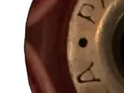 Vorschaubild 3 von Charm Anhänger Glas Silber Rot Klassisch Damen Casual 2cm