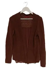 Vorschaubild 1 von Strickjacke Damen Gr. 36/S Braun Casual Polyacryl Cardigan