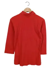 Vorschaubild 2 von Damen Poloshirt Rot Gr. 38/M Casual Sportlich 3/4-Arm