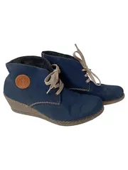 Vorschaubild 1 von Damen Schnürschuhe Gr. 38 Blau Vintage Casual Boots