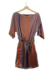 Vorschaubild 1 von Damen Freizeitkleid Gr. 36;S Mehrfarbig Grafisch