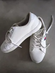 Vorschaubild 2 von Damen Sneaker low Leder Weiß Gr. 40 Schnürung Freizeit