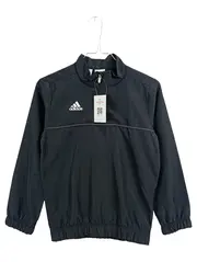 Vorschaubild 1 von Trainingsjacke Kinder Gr. 128 Schwarz Sportjacke Half-Zip