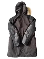 Vorschaubild 2 von Herren Parka L Schwarz Kapuze Wasserabweisend Outdoor
