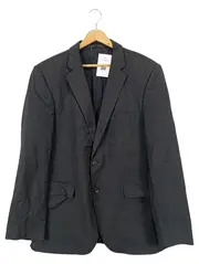 Vorschaubild 1 von Herren Sakko 52/L Grau Gestreift Klassisch Business