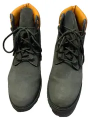 Vorschaubild 1 von Herren Stiefel Schnürstiefel Grün Leder Gr. 46 Outdoor