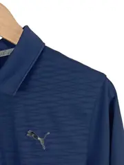 Vorschaubild 2 von Herren Poloshirt Blau Sportlich Gr. 46/S