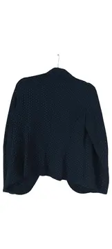 Vorschaubild 2 von Damen Blazer Jacke Gr. 40/L Schwarz Gepunktet Modern