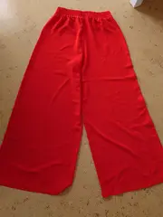 Vorschaubild 3 von Damen Stoffhose Rot Casual Gr. M