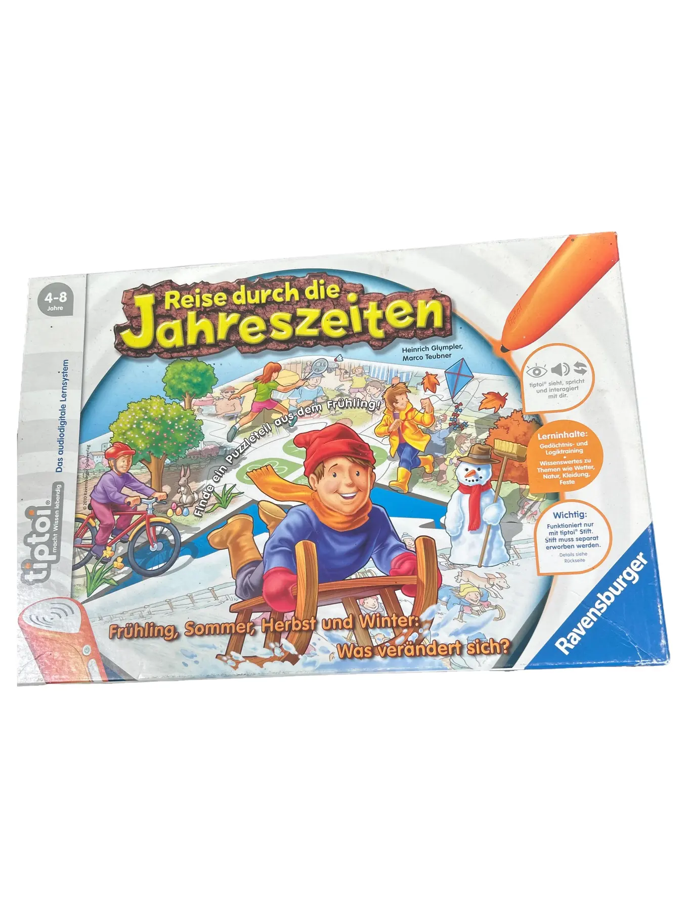 RAVENSBURGER tiptoi Lernspiel Reise Jahreszeiten Natur Kinder Mehrfarbig