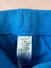 Vorschaubild 4 von Jogginghose Kinder Haremshose Blau Gr. 110 Baumwolle