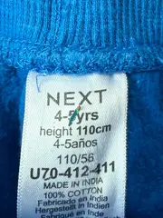 Vorschaubild 5 von Jogginghose Kinder Haremshose Blau Gr. 110 Baumwolle