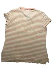Vorschaubild 2 von Poloshirt Damen Rosa Gestreift Gr. 42;XL Casual