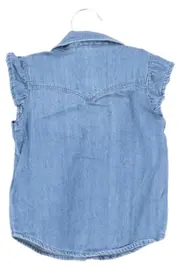 Vorschaubild 2 von LEVIS Mädchen Bluse Gr. 80 Blau Baumwolle Casual Jeansbluse