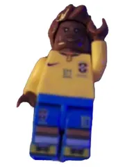 Vorschaubild 1 von Fußballspieler Brasilien Trikot 10 Minifigur Kinder ab 6 Jahre