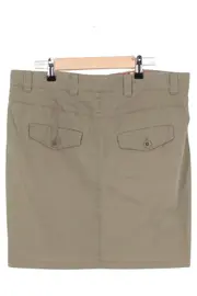 Vorschaubild 2 von MARC O POLO Damen Faltenrock Beige Gr. 38/M Baumwolle Minirock Casual Elegant