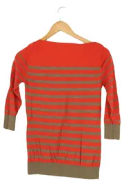 Vorschaubild 2 von Pullover Damen 36;S Orange Gestreift Casual Preppy