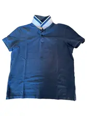 Vorschaubild 1 von Herren Poloshirt Gr. 50/L Casual Blau Baumwolle