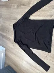 Vorschaubild 6 von Damen Langarmshirt Henley Polokragen Schwarz Lyocell Gr. XS