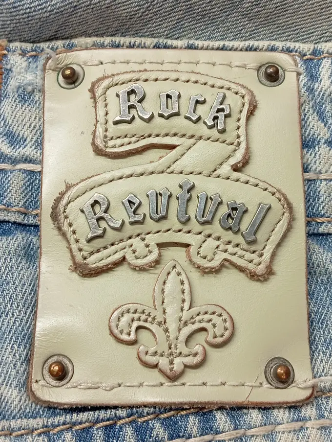 ROCK REVIVAL Destroyed Jeans Bild 3
