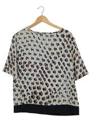Vorschaubild 1 von Damen Bluse S Mehrfarbig Modern Geometrisch