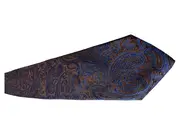 Vorschaubild 1 von Krawatte Herren Blau Paisley Klassisch Seide Business