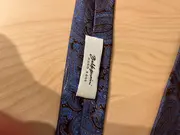 Vorschaubild 2 von Krawatte Herren Blau Paisley Klassisch Seide Business