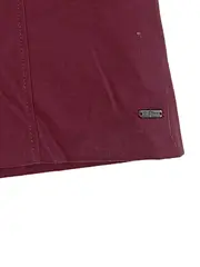 Vorschaubild 3 von Damen A-Linienrock Gr. 36/S Bordeaux Rot Minirock