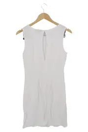 Vorschaubild 2 von Damen Freizeitkleid Gr. 38/M Weiß Elegant Minimalistisch Viskose