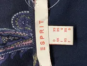 Vorschaubild 3 von Damen Freizeitkleid Gr. 34/XS Blau Paisley Bohemian Vintage