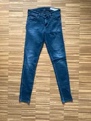 Vorschaubild 2 von Damen Jeans SLANDY Slim Fit W29/38 Blau Stretch