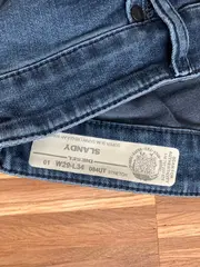 Vorschaubild 4 von Damen Jeans SLANDY Slim Fit W29/38 Blau Stretch