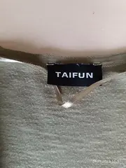 Vorschaubild 5 von TAIFUN Damen Strickweste Gr. 36/S Oliv Ärmellos Longweste Casual