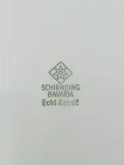 Vorschaubild 2 von Essteller Vintage Echt Kobalt Weiß 24cm Teller