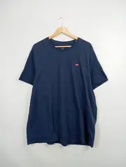 Vorschaubild 2 von Herren T-Shirt Gr. 44/XS Blau Casual Baumwolle