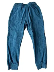 Vorschaubild 2 von Jogginghose Kinder Slim Gr. 110 Petrol Kordelzug Baumwolle