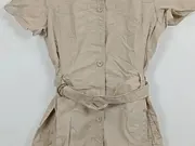 Vorschaubild 2 von TCM Damen Hemdblusenkleid Beige Gr. 44/XXL Polyamid Midikleid Outdoor