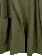 Vorschaubild 2 von Damen Leichte Jacke Gr. 42/XL Grün Casual Übergangsjacke