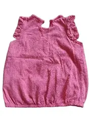 Vorschaubild 3 von Mädchen Top Shirt Gr. 80 Pink Rüschen Kaktus Vogel